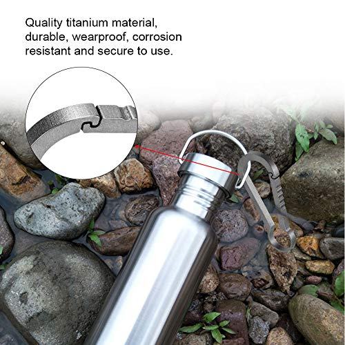 Alomejor Moschettone Portachiavi, Fibbia a Gancio