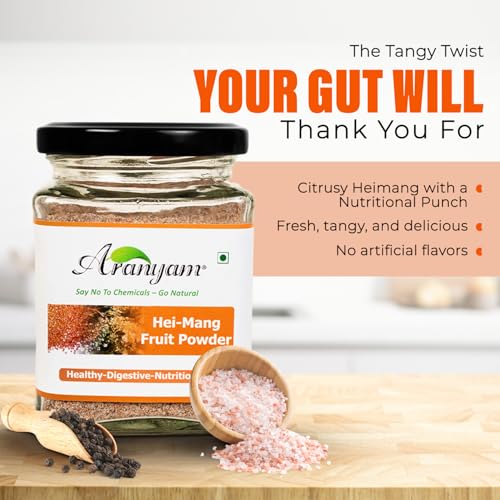 Image of Aranyam Citrusy Heimang Fruit Powder /Churan - 130g | Digestive Churan for Digestion | Spiced Heimang Fruit Powder with Hint of Sweetness