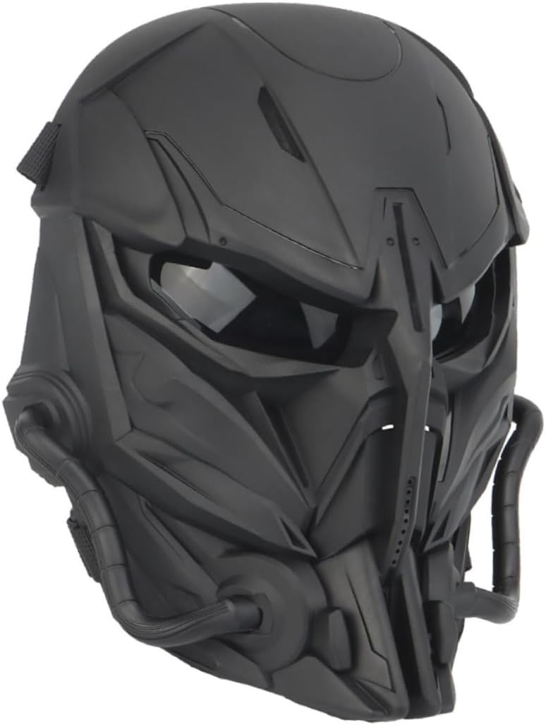 LIFKOME Science Fiction Full Face Costume Mask Outdoor Protective Gear for Parties and Cosplay Events Elastic Reaper Style
