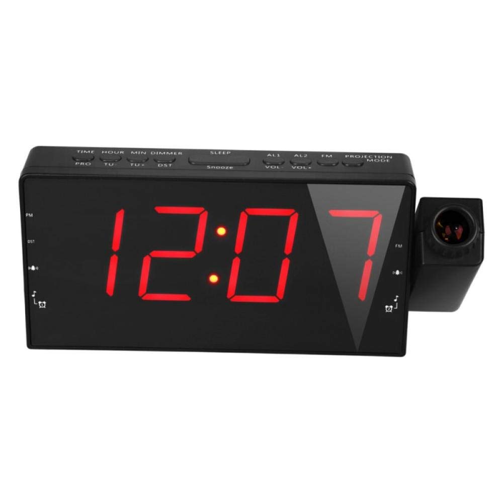Radio-réveil à projection murale pour des matins doux en musique FM