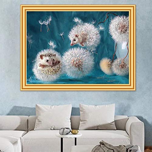 Broderie Diamant 5D DIY Hérisson Grand Format 70x90cm Point de Croix