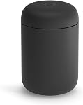 Fellow 12 oz Carter Move Travel Mug - Wide Mouth Vacuum-Insulated Stainless Steel Coffee Mug - Tea and Coffee Tumbler - Travel Coffee Mug with Ceramic Interior - Matte Black