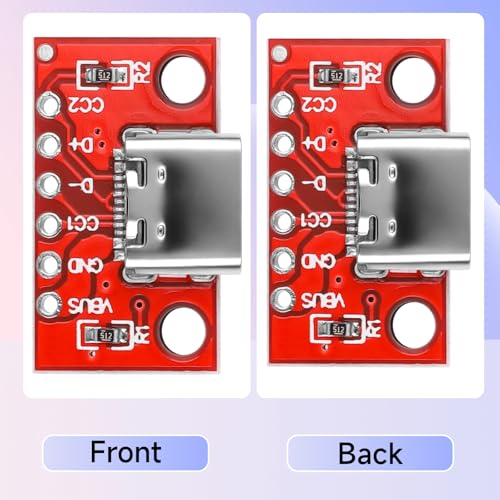 8PCS USB Tipo C tablero de prueba conector hembra USB3.1 miniatura 4