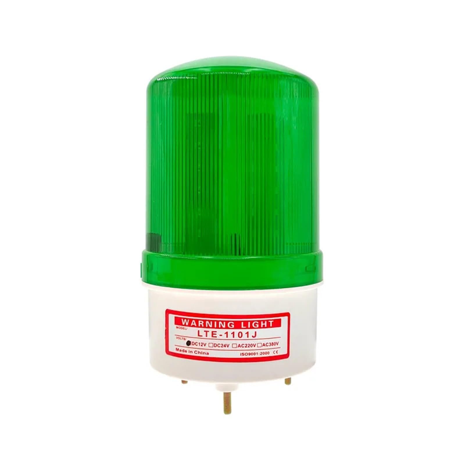 12V/24V LED Strobe Signal Warning Buzzer Light Warning Lamp Sound Indicator Light Flashing Security Alarm 220V LTE-1101J(220V Yellow Buzzer)