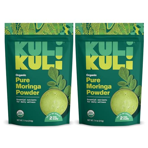 Kuli Kuli 100% Organic Moringa Powder - Pure Moringa Leaves Superfood