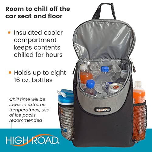 High Road Snackstash Car Seat Back Organizer And Insulated Cooler Bag With Storage Pocket And Bottle Holders #TOP3