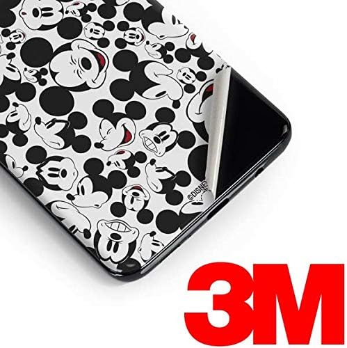 Skinit Decal Phone Skin Compatible with Galaxy S10e - Officially Licensed Disney Mickey Mouse Face Pattern Design