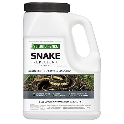 Liquid Fence HG-75011 Snake Repellent Granular, 5-Pound