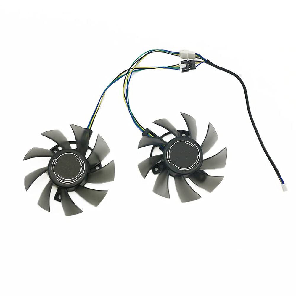 RAKSTOREFD8015U12S 75mm Graphics Card Cooling Fan Compatible with ASUS GTX 1050 GTX 1050 Ti CERBERUS Cooler Fan