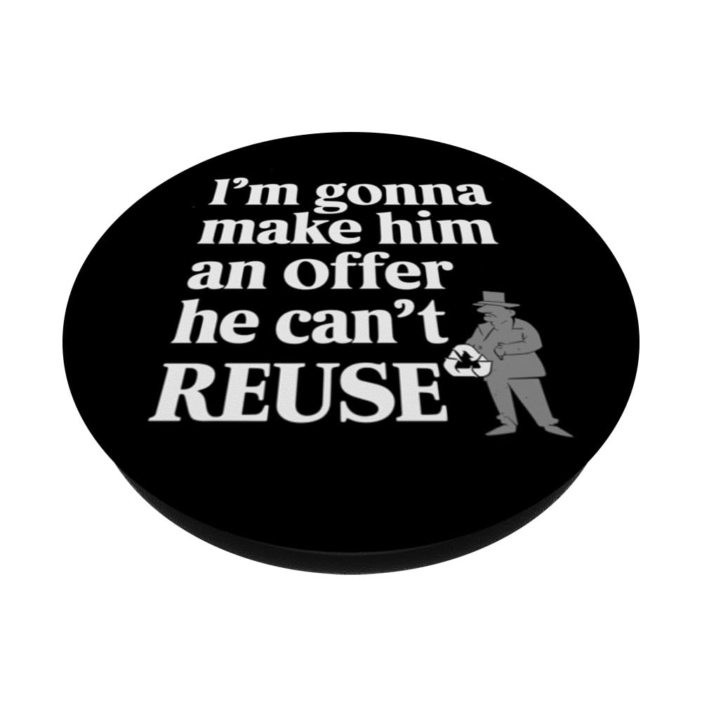 Gangster Style Mafia Lifestyle Organized Crime Family PopSockets Swappable PopGrip, Black - Image 2