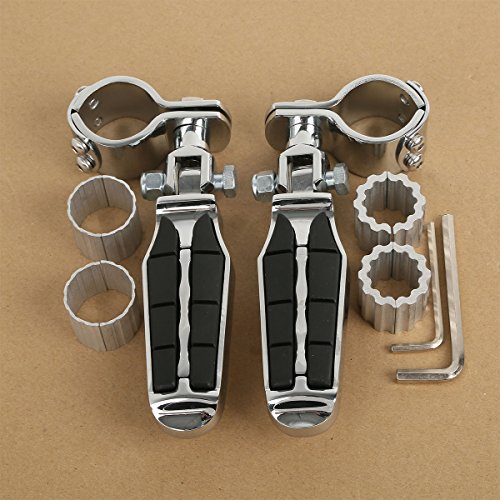 Pédale double en caoutchouc pour autoroute moto Goldwing GL1800 repose-pieds 32mm voyage