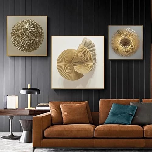 Décoration murale de maison avec affiche géométrique salon 65x65