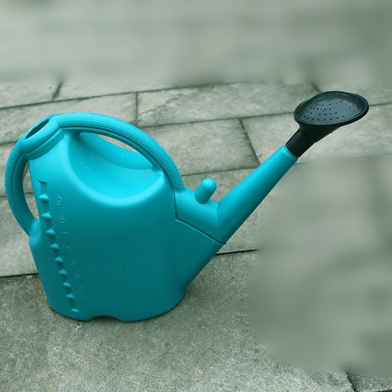 10L verdickter Kunststoff-Bewässerungskessel für Zuhause, Balkon, Garten, blauer Sprinklertopf für Innen- und Außenpflanzen
