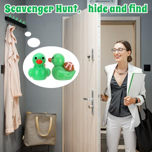 Image of 50 Pcs Turtle Ducks Toy Figures, Mini Turtle Resin Ducks Bulk, Tiny Turtle Figurine Dress up Duck Toy for Party Favors (Turtle)