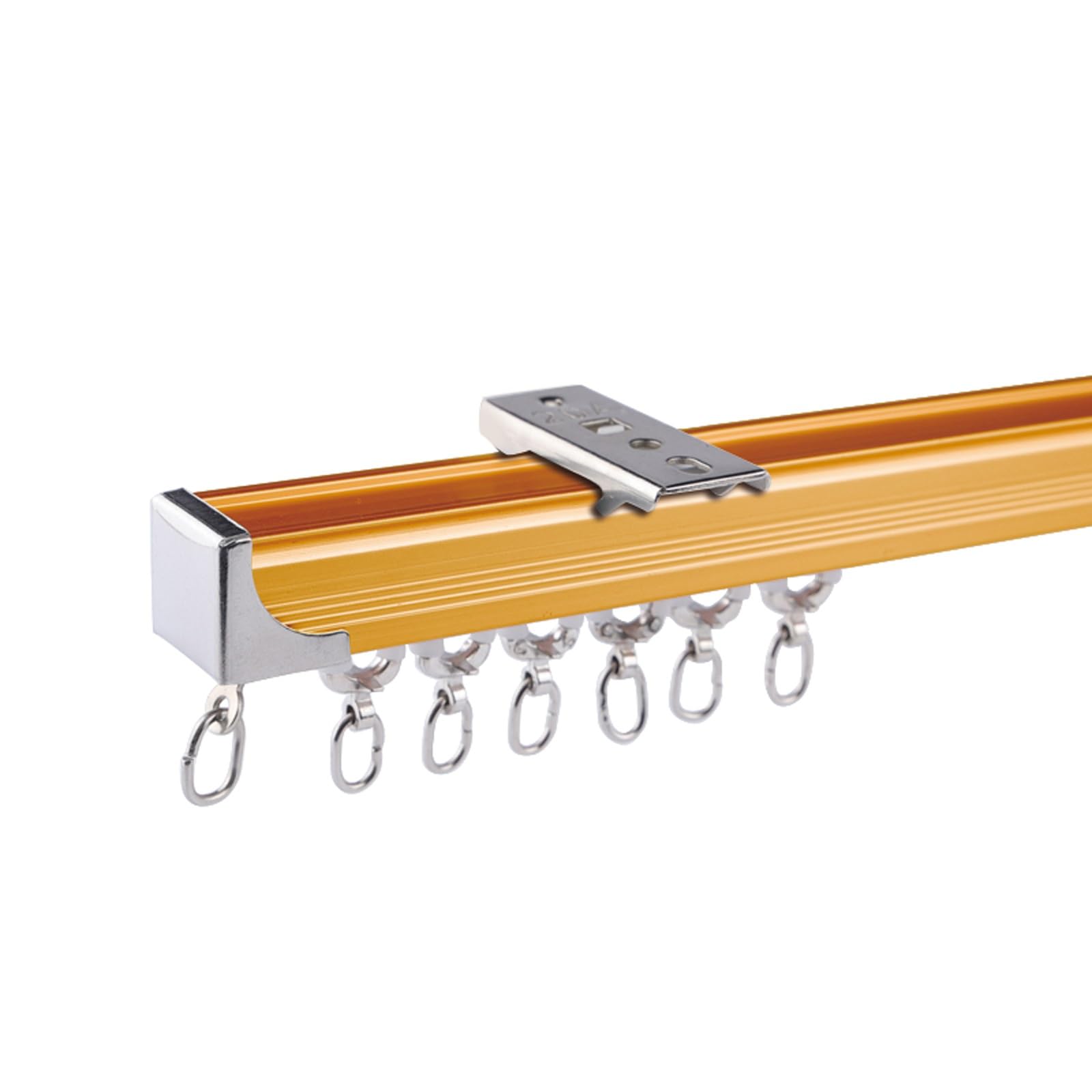 Aluminium Silent Curtain Track Room Divider Rod Sliding Curtains Rails