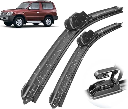 Limpiaparabrisas LHD para limpiaparabrisas delantero, compatible con Toyota Land Cruiser Prado J90 1996-2002, escobillas de parabrisas de 19