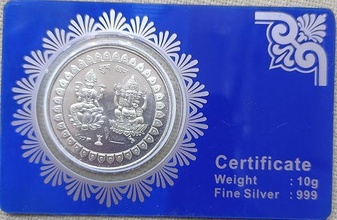 20 GRAM SILVER PLATED COIN FOR Diwali gift,diwali gift for family and friens,employess,gifting items/dhanteras/corporate gift