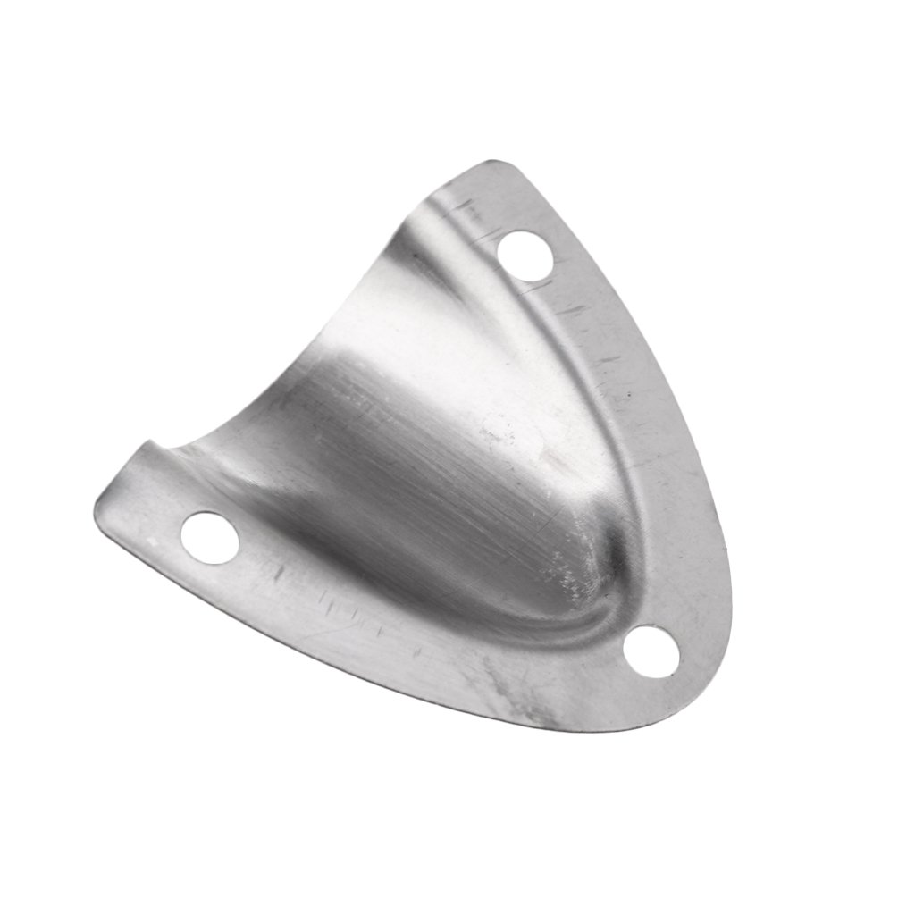 Lot De 5 Caches-câbles Inox 316 Pour Bateau – Style Coquillage – 4x4,5 Cm, Trou 3 Mm – Résiste UV Et Intempéries