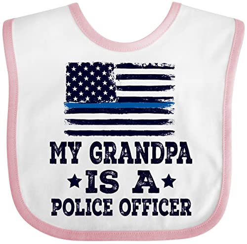 inktastic Grandpa Police Officer Law Enforcement Baby Bib
