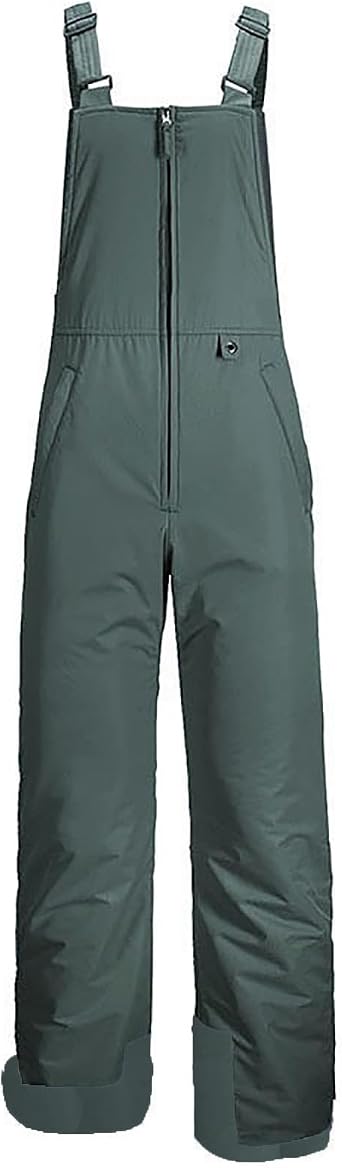 Zeiayuas Ski Trousers Womens Waterproof Insulated Thermal Snow Bibs Overalls Ladies Outdoor Snowboard Bibs Pants Zip Front Jumpsuit Thermal Snowsuit with Pockets Plus Size