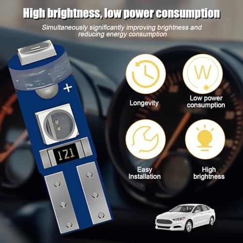 24PCS Bombillas LED T5 para Automóvil Verde miniatura 4
