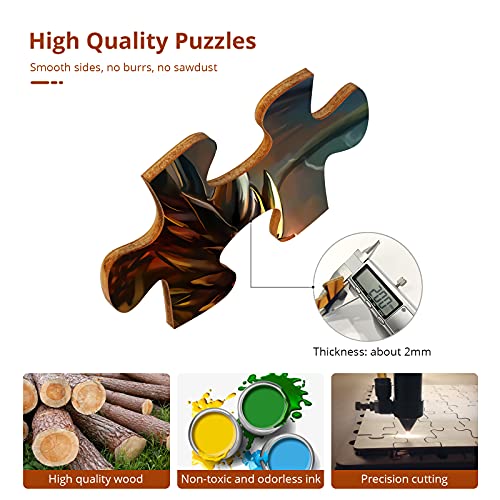 Puzzles for Adults 1000 Piece Jigsaw Puzzles Fire Dragon and Electric Dragon Fight Puzzle Game for Indoor Activity Family Game Toy Gifts (27.5"x 19.7") miniatura 4