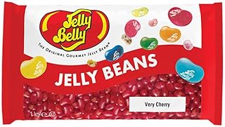 Jely Bely Assorted Jelly Beans 1KG – Retro Jelly Beans Sweets - Assorted Pick and Mix for Sharing, Gifts, and Parties (Very Cherry Beans)