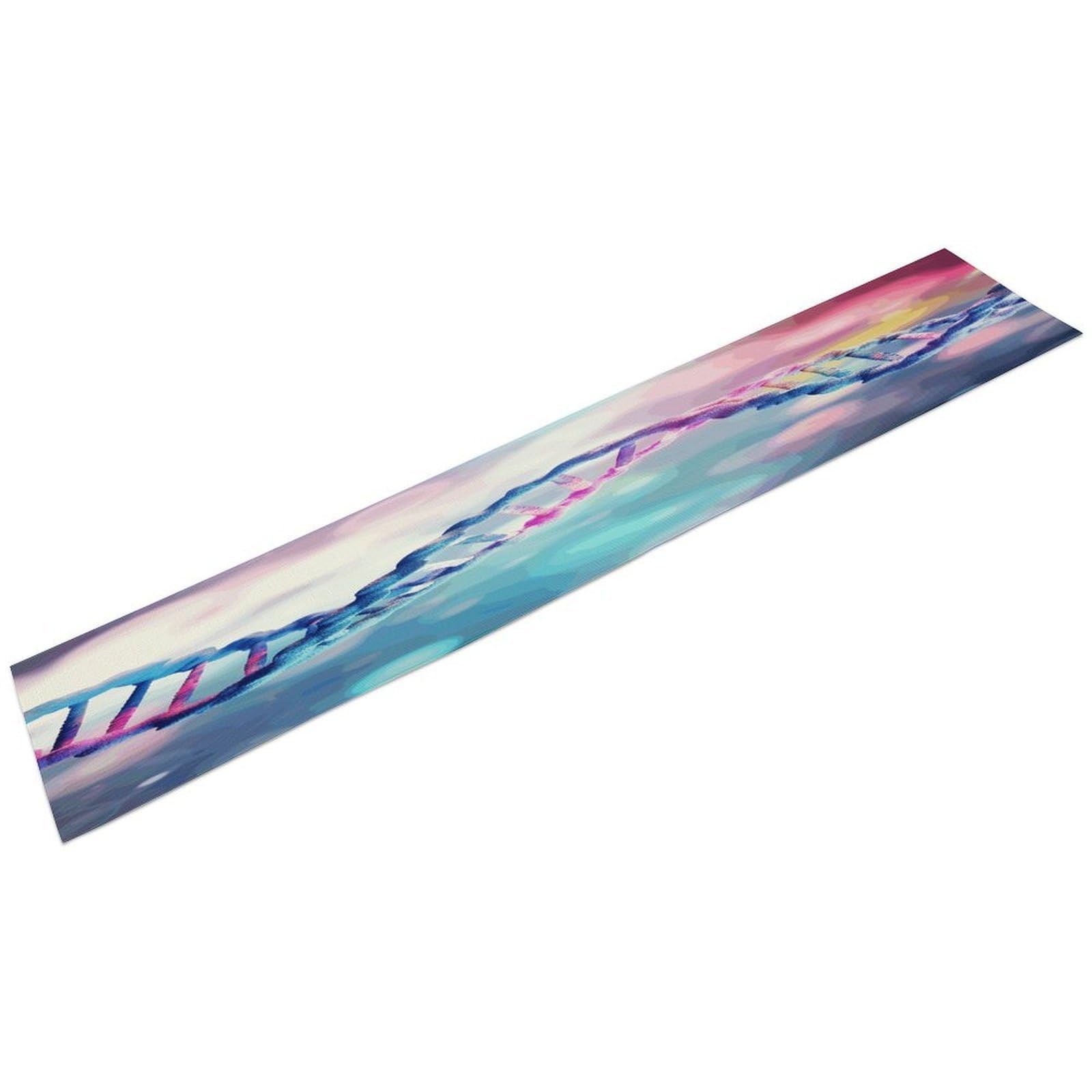 DNA in Table Runner Kitchen Dining Decoration Tablemat Fashion Linen Tables Runner Farmhouse Style Tables Runners for Home Party Indoor Table Runnes 13.4x72.4 Inch