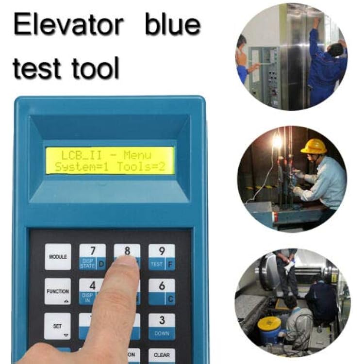TOPCHANCES Elevator Lift Test Tool Escalator Server Test Conveyor Debugging Tool with Powerful Function for OTIS XIZI OTIS Check and Adjust Various Data