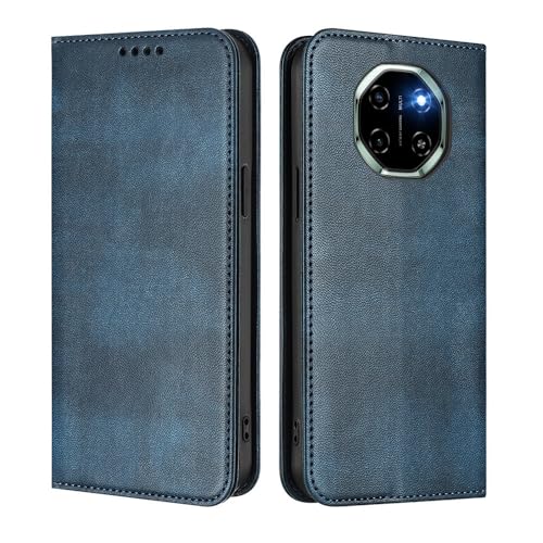 FANFO Hülle für Blackview Shark 6 5G Hülle, [Magnetverschluss] PU Folio Leder Brieftaschen Handyhülle, Schutzhülle mit Kartenfach & Standfunktion. Blue