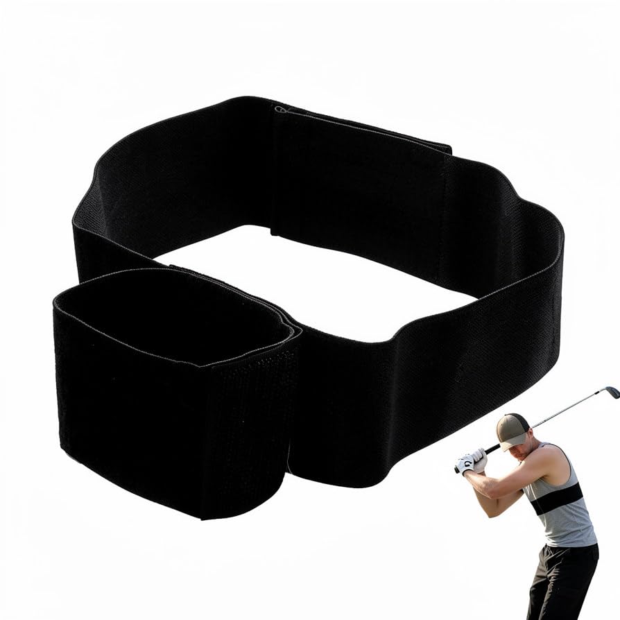 Comforso Golf Training Aids, Golf Swing Trainer - Adjustable Swing Corrector Band for Arm Positioning & Rhythm, Golf Training Aids for Men & Women Beginners, Home & Driving Range Practice