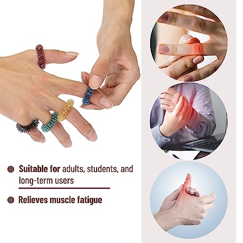 Mr. Pen- Spiky Sensory Rings, 10 Pack, Stress Relief Fidget Sensory Toys, Fidget Rings, Fidget Ring for Anxiety, Stress Relief Rings, Massager for Fidget ADHD Autism - Image 7
