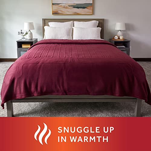Sunbeam Royal Ultra Cabernet Heated Blanket - King #TOP1
