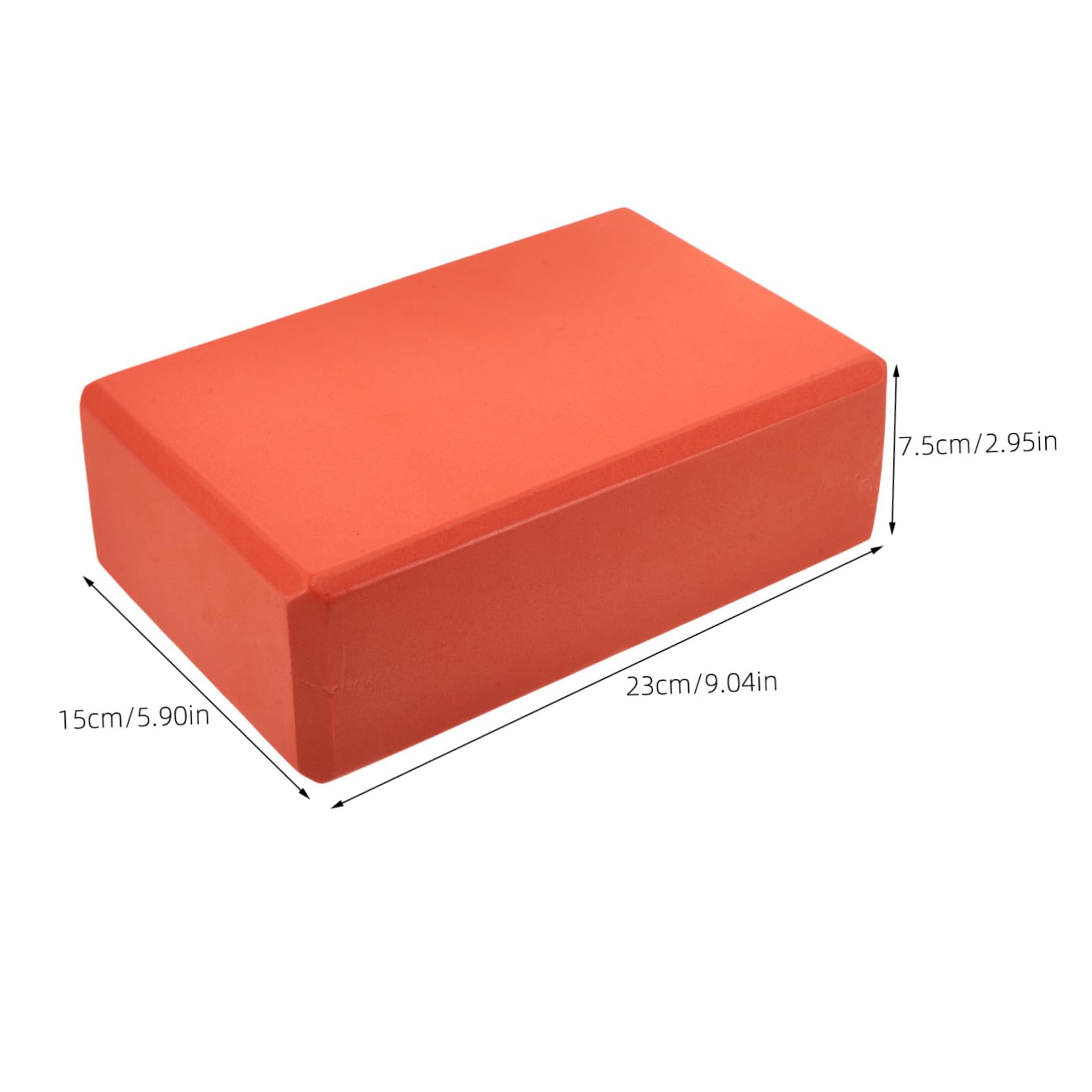 KESYOO 2pcs High-density Foam Yoga Blocks Non-slip Meditation Exercise Blocks Bulk Yoga Bricks for Fitness Stretching