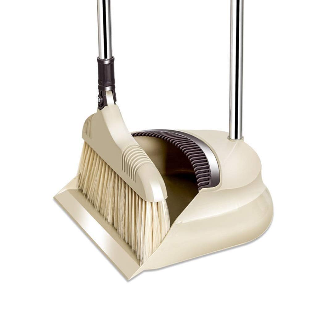 dustpan and brush, Broom and Dustpan Set, Light Weight Lobby Combo, Upright Dust Pan Ideal for Home, Kitchen, Room, Office Use
