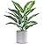 WUKOKU 16" Small Fake Plants Artificial Potted Faux Plants Desk Plant for Home Office Farmhouse Kitchen Shelf Indoor Decor