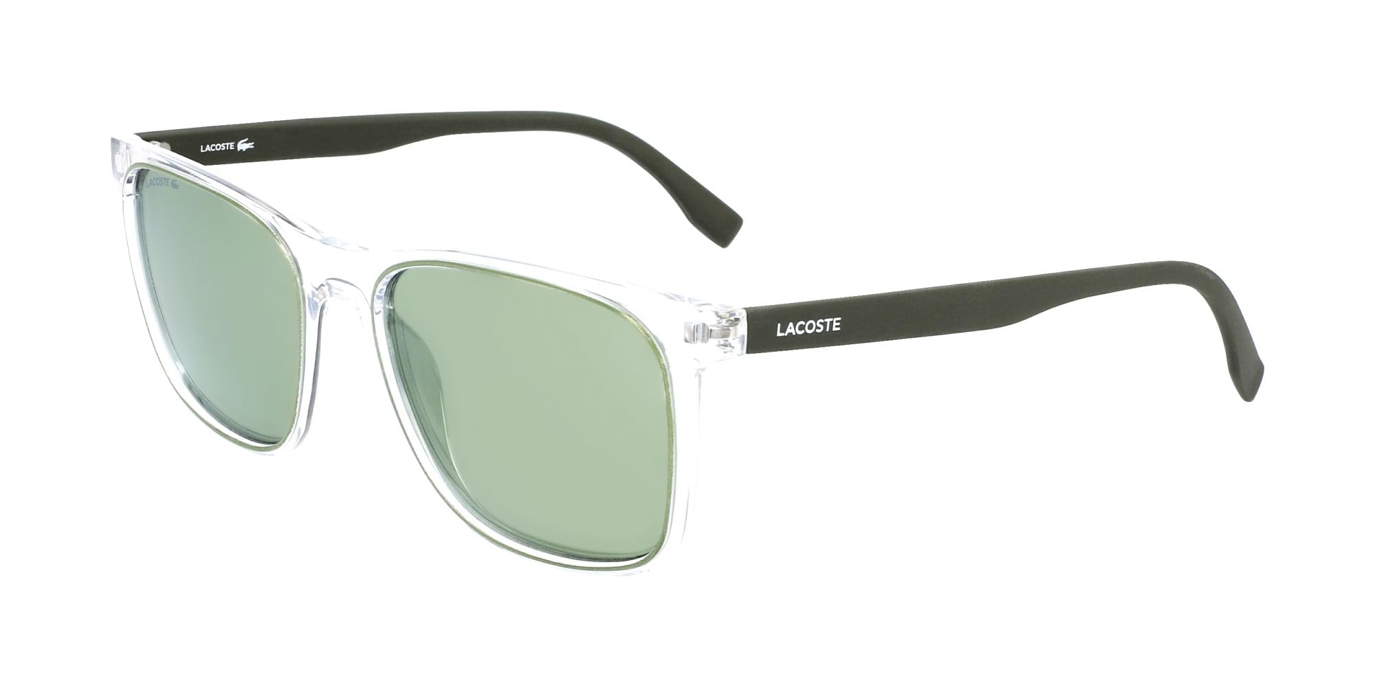 LACOSTE L882S 317 CRYSTAL/KHAKI 55/18/145 MALE Sunglasses