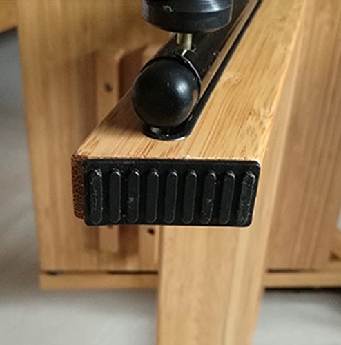 Taburete de paso de bambú plegable y convertible en silla con escalera para hogar 6