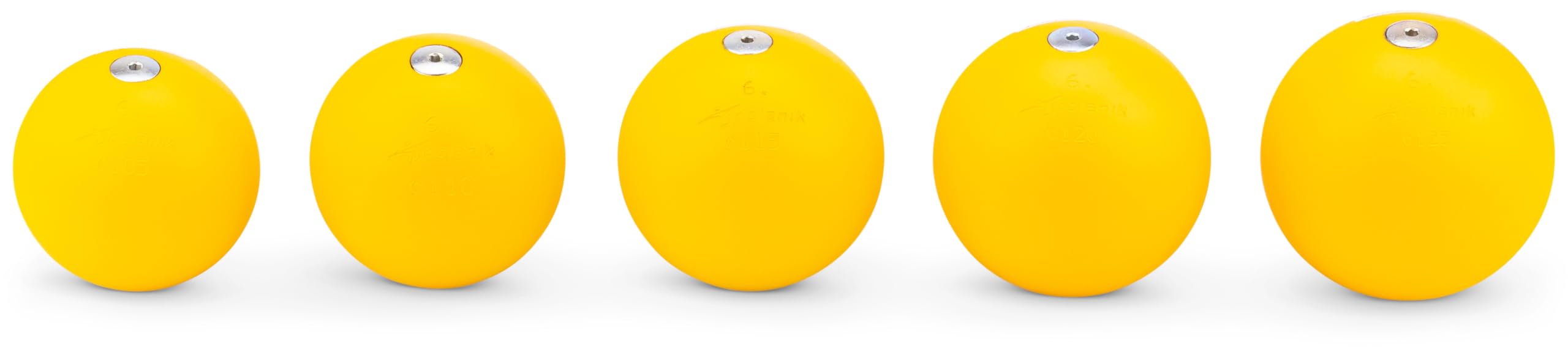 POLANIK - Poids à Lancer pour Les compétitions PK - 6,00 kg - 105 mm - 110 mm - 115 mm - 120 mm - 125 mm