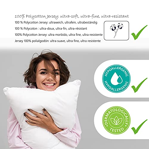Twillie Pillow Protector 60 x 80 cm Waterproof and Breathable (Pack of 2) Oeko-Tex® Certified, Aegis® Hypoallergenic - Image 4