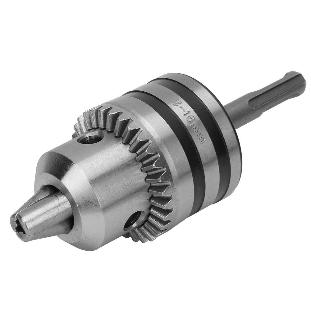 Mandrin de perçage 3.0-16MM 1/2-20UNF, kit d'adaptateur de mandrin de type clé avec adaptateur à tige ronde pour marteau électrique SDS