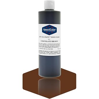 Americolor Soft Gel Paste Food Color, 13.5-Ounce, Chocolate Brown