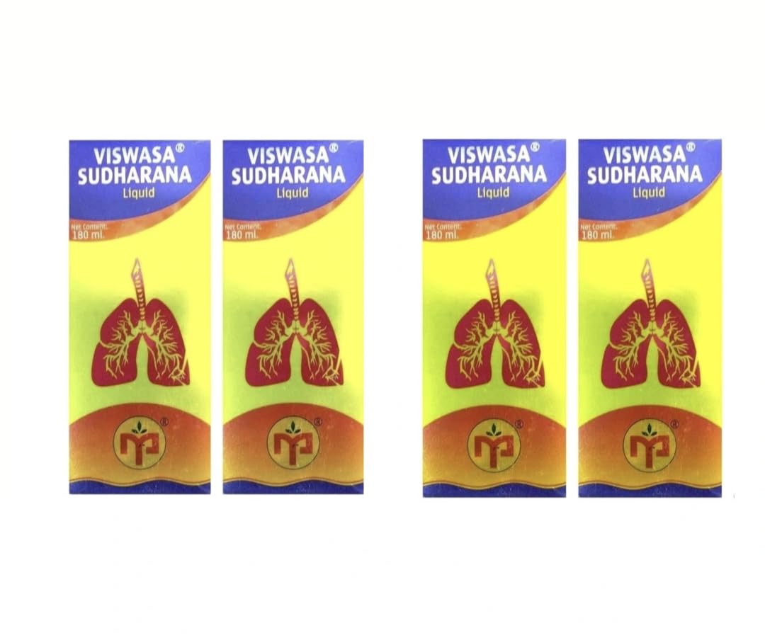 Maruthi Pharma Viswasa Sudharana Syrup (180ml) - Pack of 4-image-22