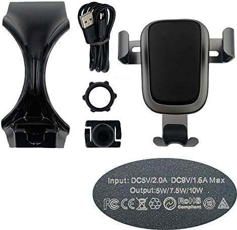 sumaikeji for Mercedes-Benz A Class W177 V177 CLA C118 Car Mobile Phone Holder A250 A180 A200 Sedan Air Vent Snap-Type Gravity Wireless Charging Bracket (Wireless Charging)