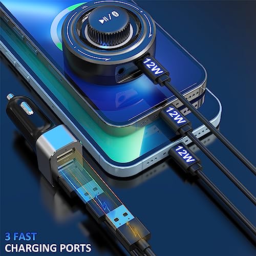 Bluetooth 5.2 Car Adapter With Micphone And Noise Cancellation, Lavales Wireless Audio Receiver For Car/Home Stereo/Wired Speakers, 3.5Mm Aux Bluetooth Adapter For Handsfree Calling & Wireless Music #TOP5