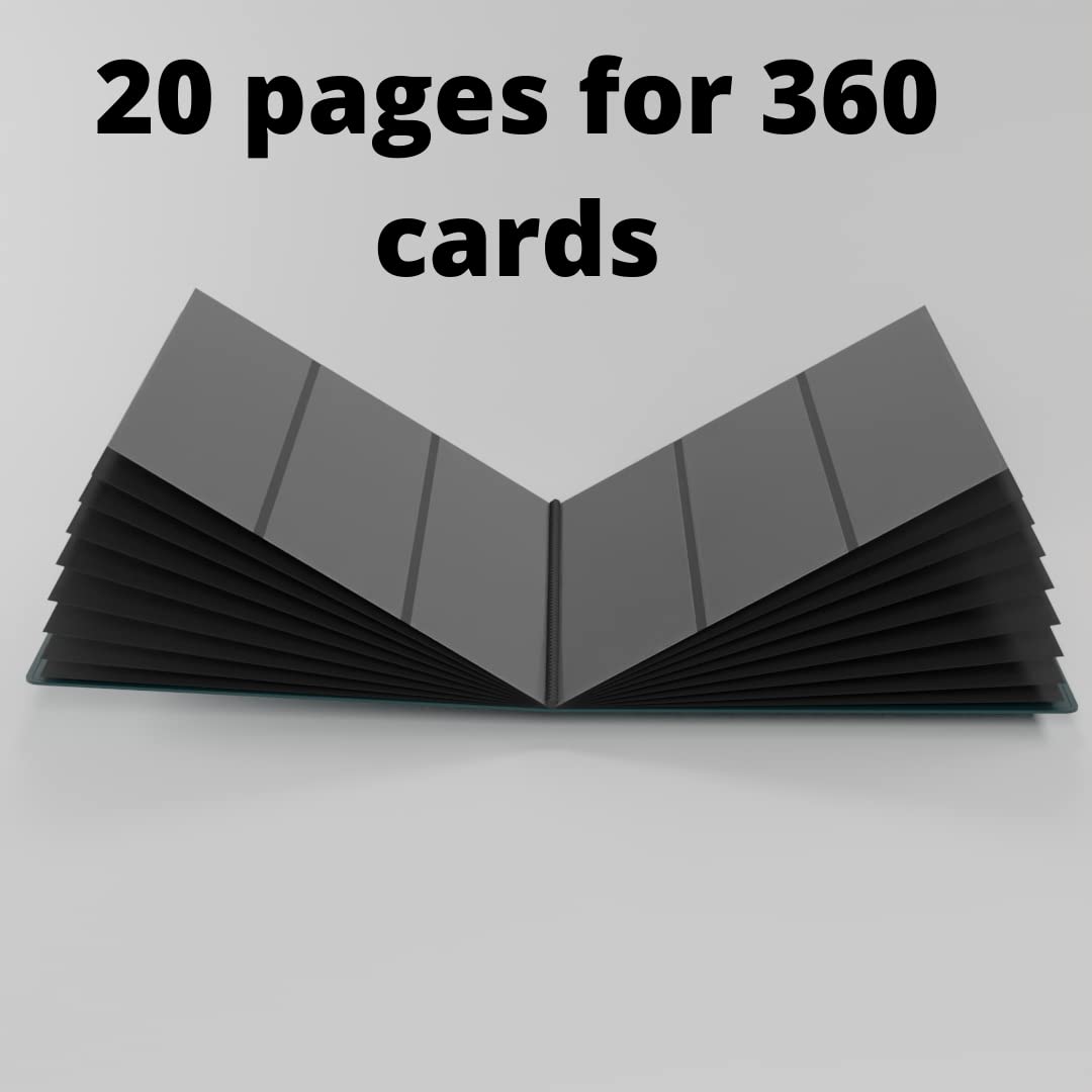 Amazon.com: Card Guardian - 9 Pocket Trading Card Album 360 Side Loading  Pocket Binder for Trading Card Games TCG (Green) : Toys & Games