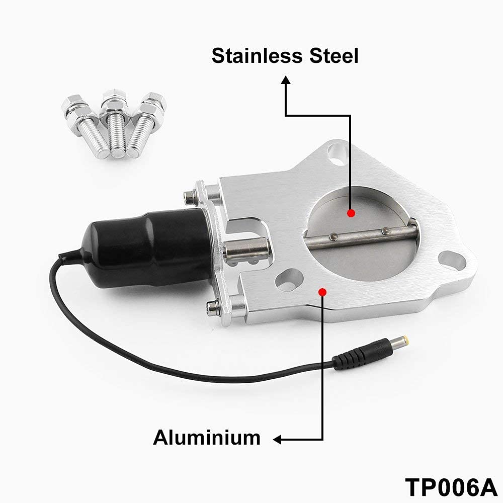 Maso 5,1 cm 51 mm elettrico valvola di controllo remoto sistema di scarico marmitta E-Cut out ritaglio…