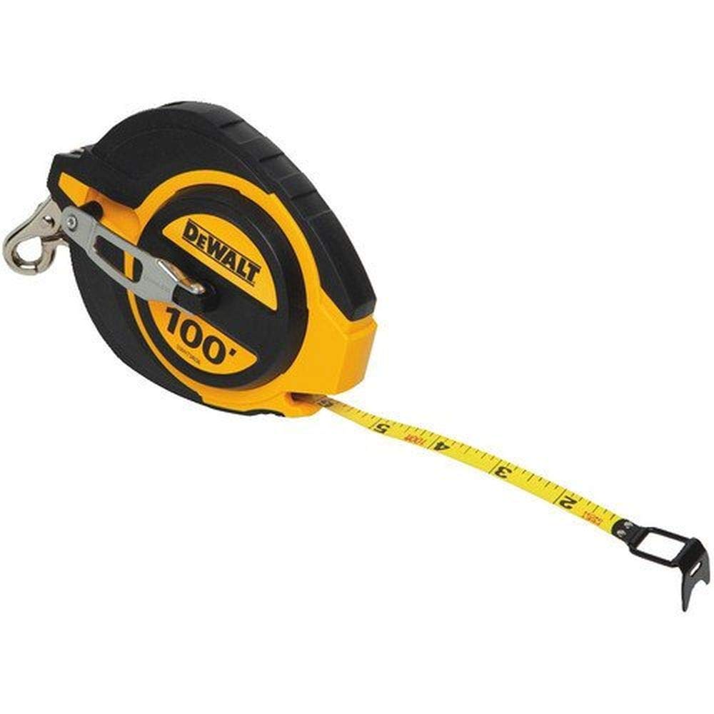 DEWALT Cinta métrica, estuche cerrado, 100 pies (DWHT34036L), amarillo