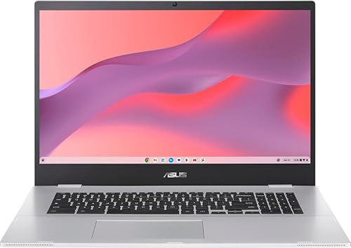 Miniatura 7 de ASUS 17 Chromebook 17.3 pulgadas FHD Laptop más reciente, Intel Celeron N4500 (hasta 2.8 GHz), 4 GBRAM, 192 GB de almacenamiento, USB C, Wifi6,