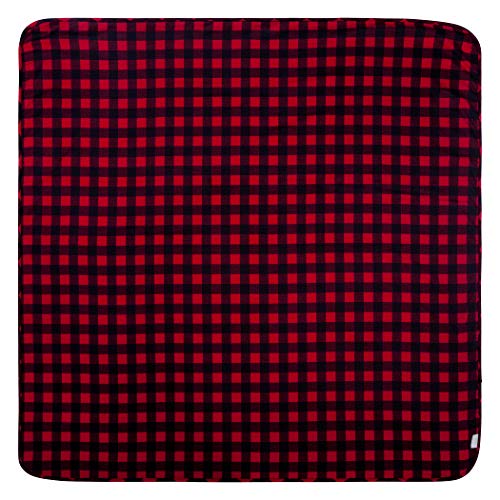 Trend Lab Red & Black Buffalo Check Jumbo Deluxe Flannel Swaddle Blanket #TOP1